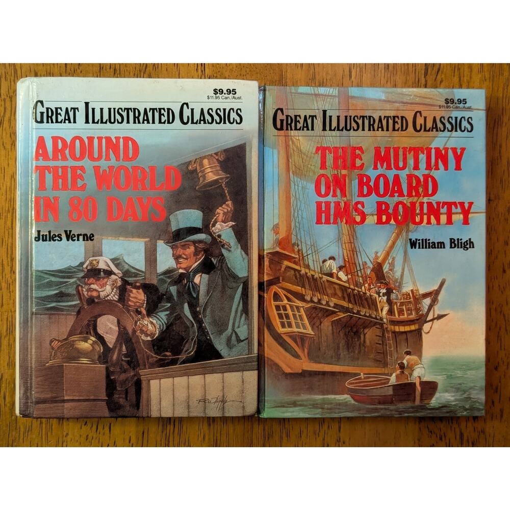 Great Illustrated Classics Books Verse and Bligh